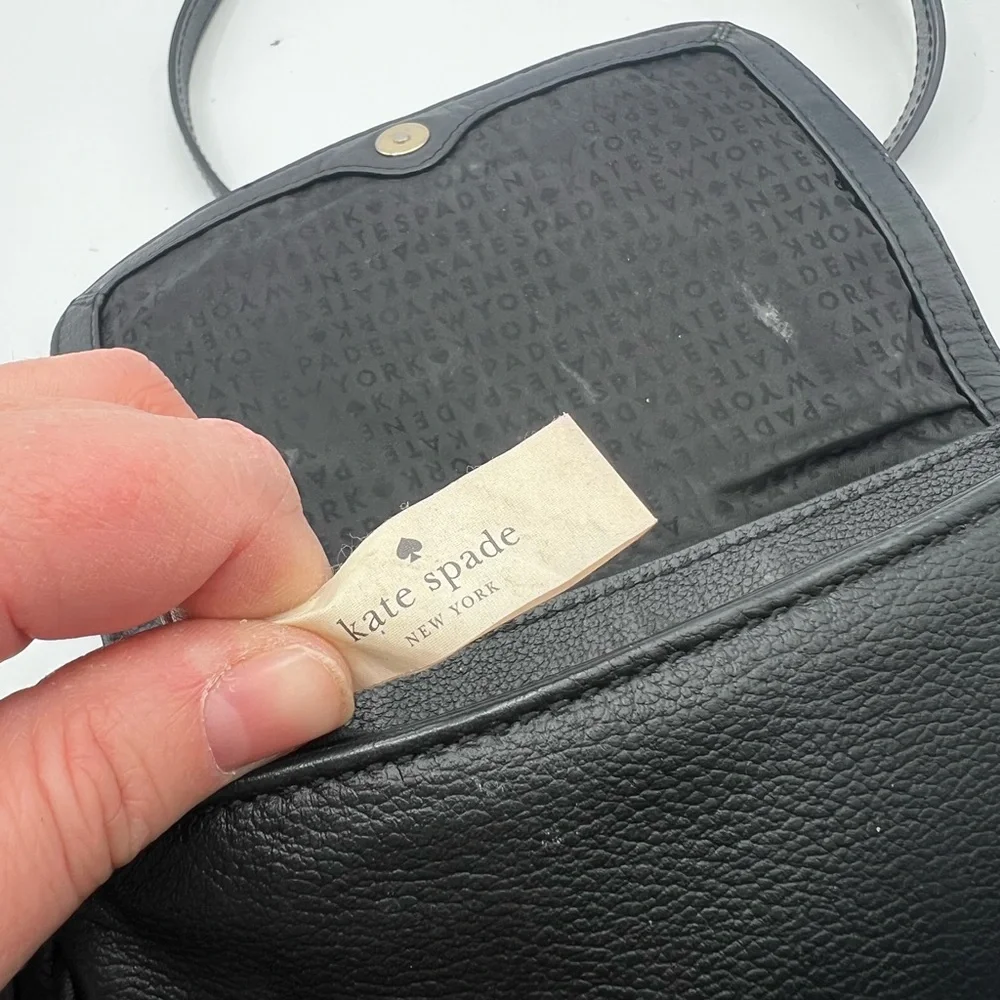 Kate Spade Black Goat‎ Leather Purae